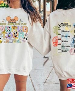 Drink Around The World Traveler Disneyland Family Matching Shirt Unisex Sweatshirt 2