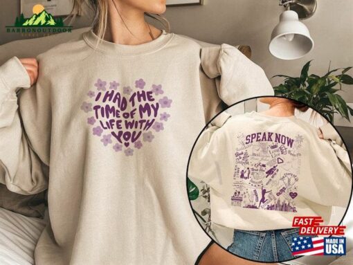 Drop Everything Shirt Long Live Speak Now Tshirt Retro Track List Unisex Sweatshirt