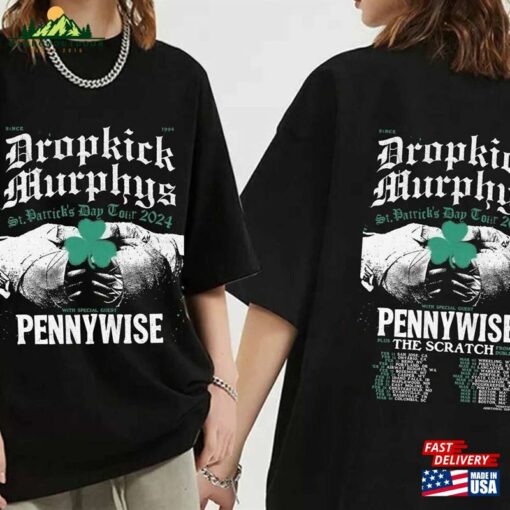 Dropkick Murphys St Patrick’S Day Tour 2024 Shirt Fan Unisex Classic