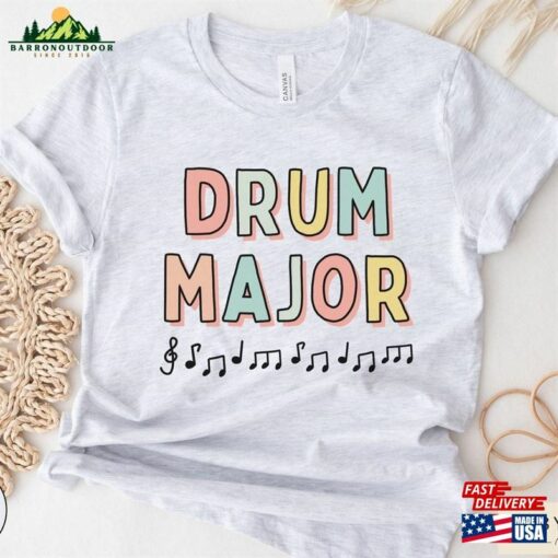 Drum Major Marching Band T-Shirt Shirt Female Gift Hoodie Sweatshirt