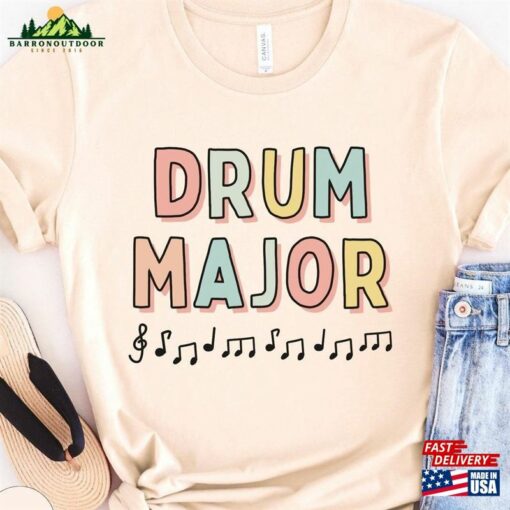 Drum Major Marching Band T-Shirt Shirt Female Gift Hoodie Sweatshirt