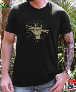 Drummer Musician Drum Sticks Player Rock And Roll Unisex Jersey Short Sleeve Tee T Shirt Sweatshirt 1