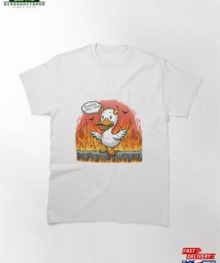 Duck In Hell The Devils Helper! Classic T Shirt Hoodie 2