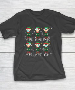 2020 Christmas Elf Proper Wearing of Mask Mask Awareness T-Shirt 2020 Christmas Elf Proper Wearing of Mask Mask Awareness T-Shirt