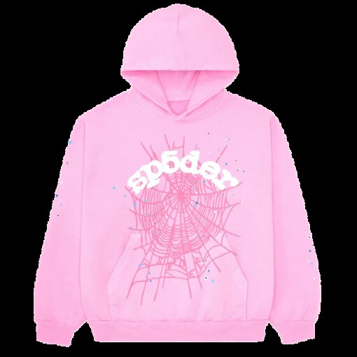 A Pink Spider Web Hoodie  Get Up to 30 Discount