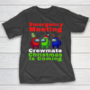 Among Us Emergency Meeting Crewmate Christmas Is Coming T-Shirt