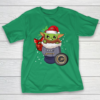 Anaheim Ducks Christmas Baby Yoda Star Wars Funny Happy NHL T-Shirt
