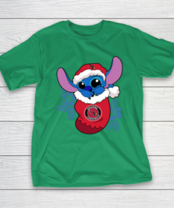Arizona Cardinals Christmas Stitch In The Sock Funny Disney NFL T-Shirt