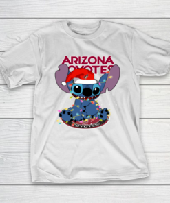 Arizona Coyotes NHL Hockey noel stitch Christmas T-Shirt
