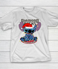 Arizona Diamondbacks MLB noel stitch Baseball Christmas T-Shirt Arizona Diamondbacks MLB noel stitch Baseball Christmas T-Shirt