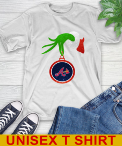 Atlanta Braves Grinch Merry Christmas MLB Baseball T-Shirt