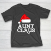 Aunt Claus Christmas Family Group Matching Pajama T-Shirt