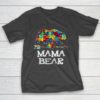 Autism Mama Bear Christmas Pajama Family T-Shirt