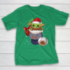 Baltimore Orioles Christmas Baby Yoda Star Wars Funny Happy MLB T-Shirt
