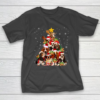Basset Hound Christmas Tree T Shirt Xmas Gift For Dog Lover T-Shirt