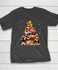 Basset Hound Christmas Tree T Shirt Xmas Gift For Dog Lover T-Shirt Basset Hound Christmas Tree T Shirt Xmas Gift For Dog Lover T-Shirt