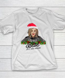 Bebe its cold outside Meme Ugly Christmas T-Shirt