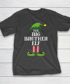 Big Brother Elf Matching Family Group Christmas Party Pajama T-Shirt Big Brother Elf Matching Family Group Christmas Party Pajama T-Shirt