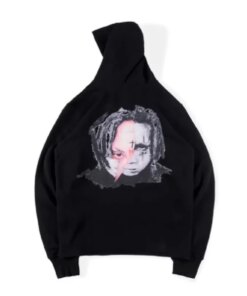 Black Sp5der Angel Number Hoodie 555  Limited Stock