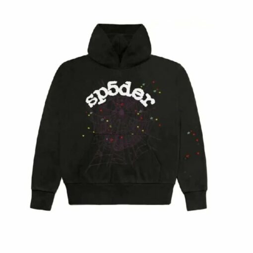 Black Sp5der Worldwide Hoodie  Limited In Stocks