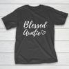 Blessed Auntie Shirt for Women Christmas Family Matching T-Shirt
