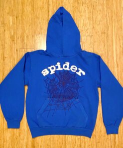 Blue Spider Hoodie – Blue  Get Up to 30 Discount