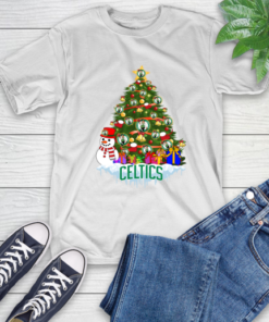 Boston Celtics Merry Christmas NBA Basketball Sports T-Shirt