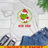 Boston Red Sox MLB Christmas Grinch I Hate People But I Love My Favorite Baseball Team T-Shirt