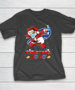 Buffalo Bills Funny Santa Claus Dabbing Christmas 2020 NFL T-Shirt