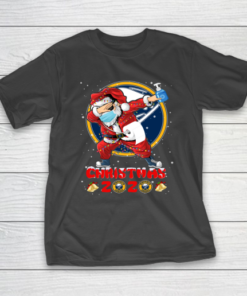 Buffalo Sabres Funny Santa Claus Dabbing Christmas 2020 NHL T-Shirt