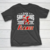 Calgary Flames Even Santa Claus Cheers For Christmas NHL T-Shirt