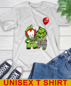 Carolina Hurricanes Baby Pennywise Grinch Christmas NHL Hockey T-Shirt
