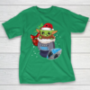 Carolina Panthers Christmas Baby Yoda Star Wars Funny Happy NFL T-Shirt