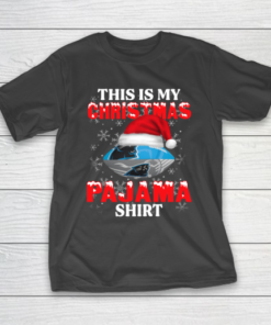 Carolina Panthers This Is My Christmas Pajama Shirt NFL T-Shirt