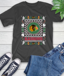 Chicago Blackhawks Merry Christmas NHL Hockey Loyal Fan Ugly Shirt