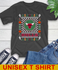 Chicago Bulls Merry Christmas NBA Basketball Loyal Fan T-Shirt Chicago Bulls Merry Christmas NBA Basketball Loyal Fan T-Shirt