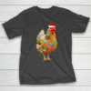 Chicken Christmas Light T Shirt Hen Love Farmer T-Shirt