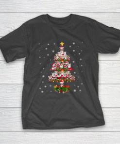 Chihuahua Christmas Tree Shirt Xmas Gift For Chihuahua Dog T-Shirt