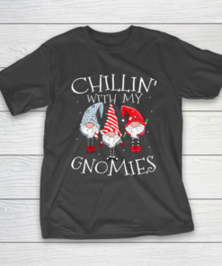 Chillin With My Gnomies Three Gnomes For Christmas T-Shirt Chillin With My Gnomies Three Gnomes For Christmas T-Shirt