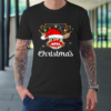 Christmas 2021 Mask Rudolph Reindeer Matching Family T-Shirt