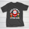 Christmas Crew 2020 Mask Wearing Santa Elf and Reindeer T-Shirt