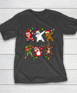 Christmas Dabbing Santa Elf And Friends Boys Kids Dab Xmas Gift T-Shirt Christmas Dabbing Santa Elf And Friends Boys Kids Dab Xmas Gift T-Shirt