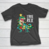 Christmas Dinosaur Tree Rex Pajamas Men Boys Kids Xmas Gifts T-Shirt