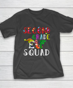 Christmas Elf Squad Second Grade Teacher Shirt Gift T-Shirt