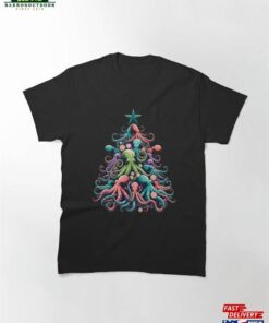 Christmas Octopus Tree Classic T-Shirt Sweatshirt Unisex