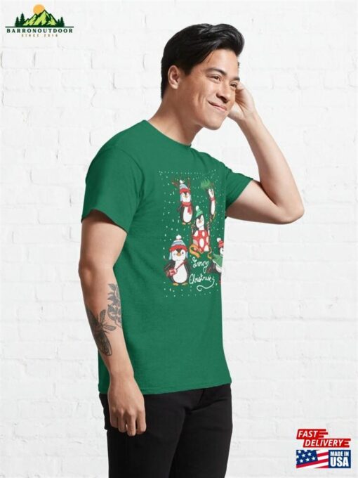 Christmas Penguin Holidays Classic T-Shirt Unisex