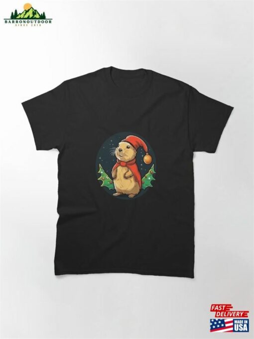 Christmas Prairie Dog Classic T-Shirt Unisex Hoodie