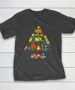 Christmas Tree Camping Tools Funny Camper Christmas Gifts T-Shirt