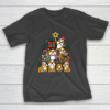 Christmas Tree English Bulldog Dog T-Shirt
