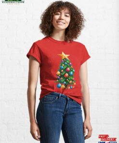 Christmas Tree Merry Classic T-Shirt Sweatshirt Hoodie Christmas Tree Merry Classic T-Shirt Sweatshirt Hoodie